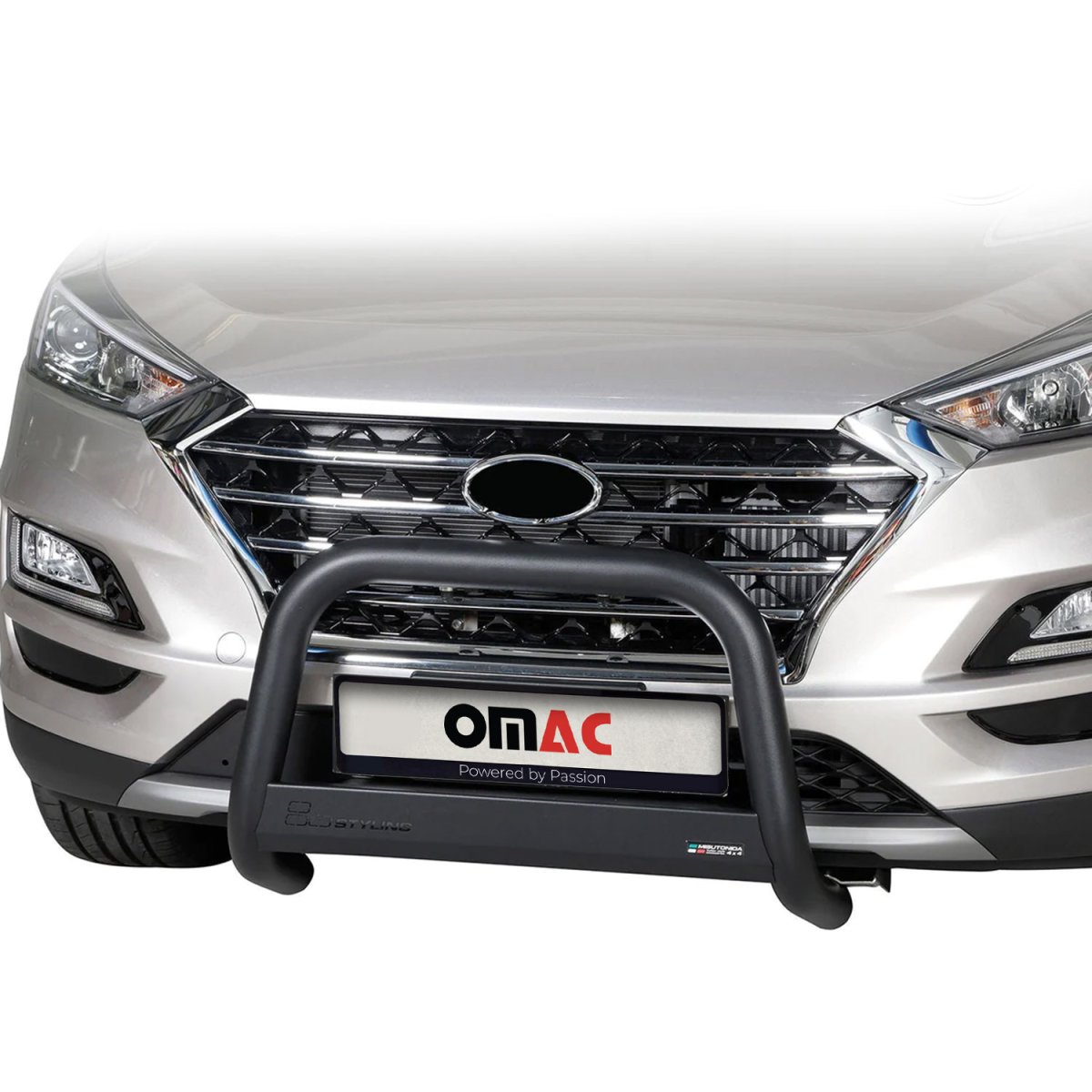 Hyundai Tucson Bull Bar - Omac - Steel - Black - '19-'21
